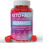 Load image into Gallery viewer, Keto ACV Gummies Advanced Weight Loss - Made in USA Tasty ACV Keto Gummies for Weight Loss, Digestion, Cleansing, No Gluten, No GMO &amp; Vegan Keto Apple Cider Vinegar Gummies 1000mg, 60 pcs
