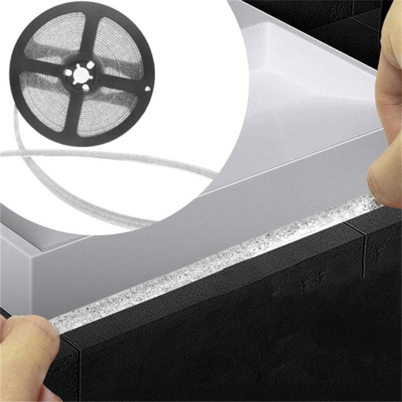 6 Meters/roll Mildewproof Stickers Ceramic Tile Mildewproof Gap Tape Self-adhesive Decorative Beauty Seam Wall Floor Gap Line